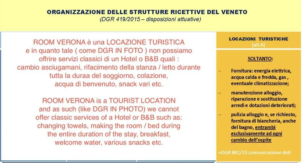 Room Verona Ai Conti Guest house